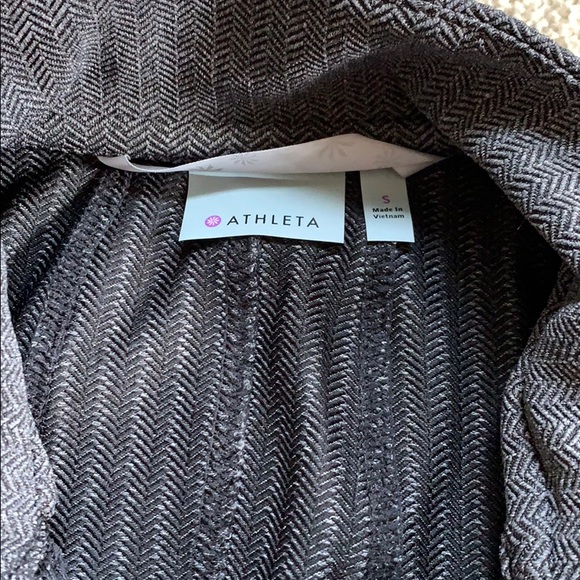 Athleta Zip Up Herringbone Pattern - Picture 3 of 4
